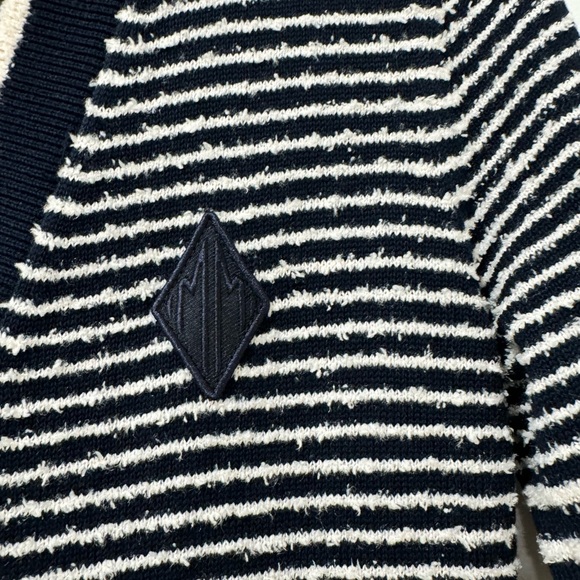 Maje Myplage Long Striped Cardigan size 1 - Picture 3 of 5